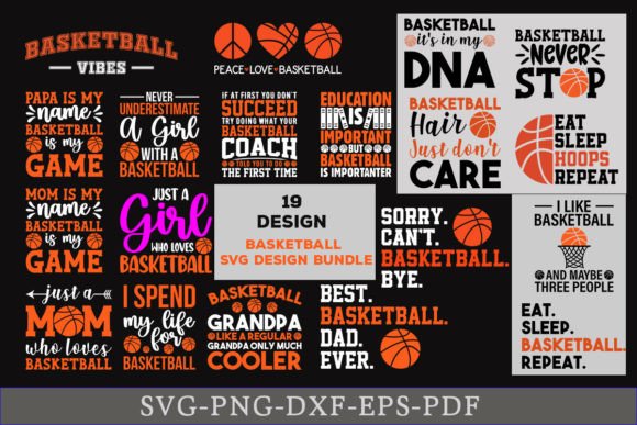 Basketball Quotes SVG Bundle Cut File