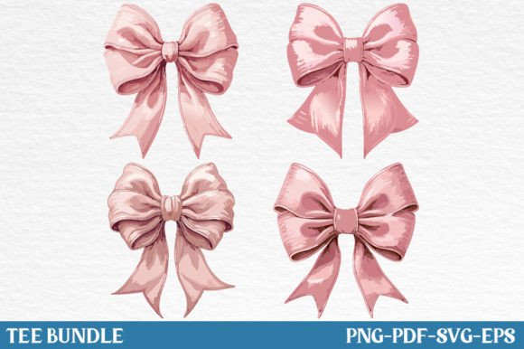 Breast Cancer Bow Sublimation PNG SVG