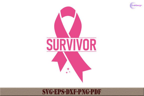Breast Cancer Ribbon Survivor Shirt SVG