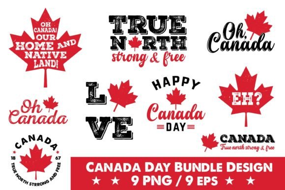 CANADA DAY SVG SUBLIMATION BUNDLE