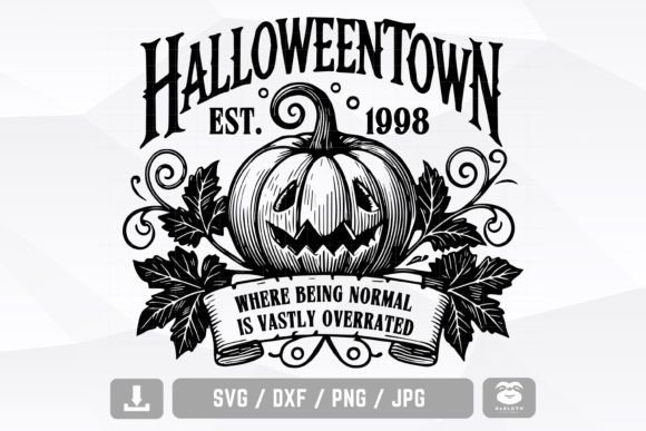 Halloweentown 1998 Svg, Fall Pumpkin
