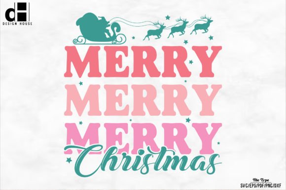 Merry Christmas SVG PNG Design