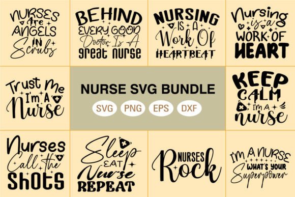 Nurse Svg Bundle - Nurse Quote Bundle