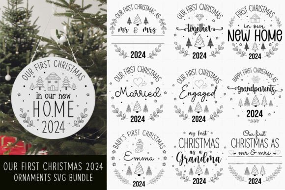 Our First Christmas 2024 SVG Bundle