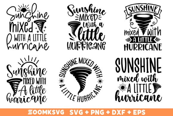 Sunshine and Hurricane SVG Bundle