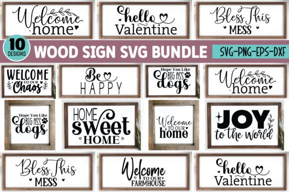 Wood Sign SVG Bundle Review